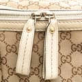 Miniatyrbillede 9 af 10: Pre-owned Gucci GG Canvas Sukey Satchel Brown