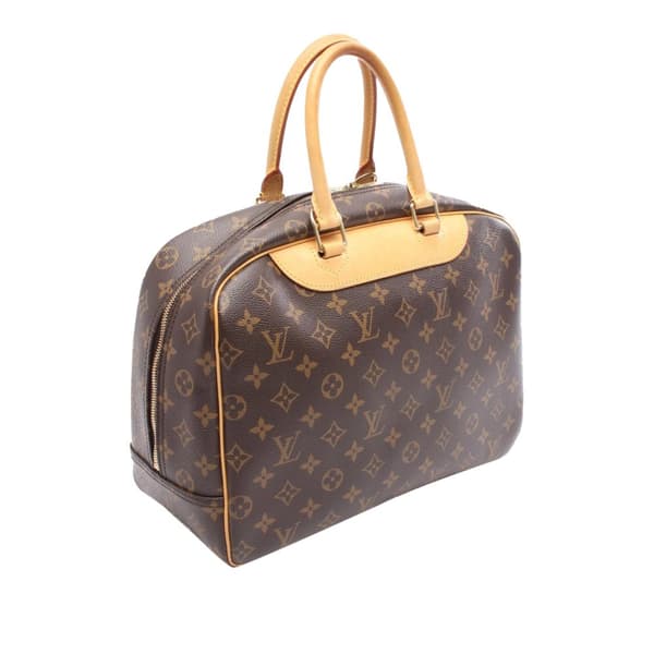 Pre-owned Louis Vuitton Monogram Deauville Brown
