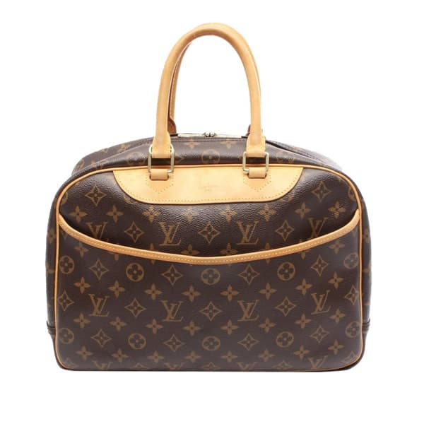 Pre-owned Louis Vuitton Monogram Deauville Brown