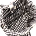 Miniatyrbillede 3 af 10: Pre-owned Chanel Small Canvas Printed CC Gingham Handbag Black