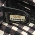 Miniatyrbillede 5 af 10: Pre-owned Chanel Small Canvas Printed CC Gingham Handbag Black