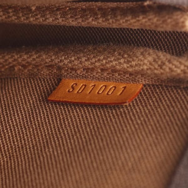 Pre-owned Louis Vuitton LOUIS VUITTON Pochette Accessoires Handbag M51980 Monogram PVC coated canvas leather Brown Used Women