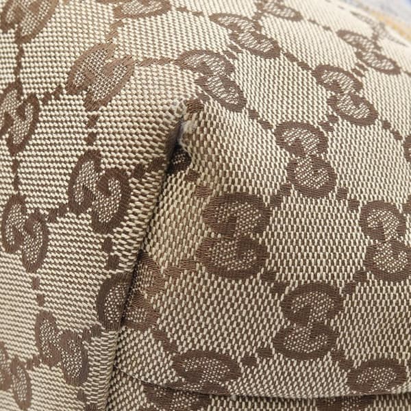 Pre-owned Gucci GG Canvas Zoo Handbag Brown