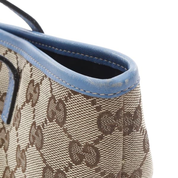 Pre-owned Gucci GG Canvas Zoo Handbag Brown