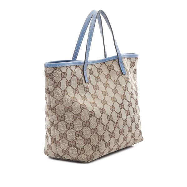 Pre-owned Gucci GG Canvas Zoo Handbag Brown