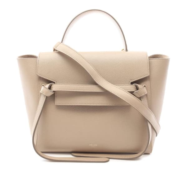 Pre-owned Celine Micro Grained Calfskin Belt Bag Brown