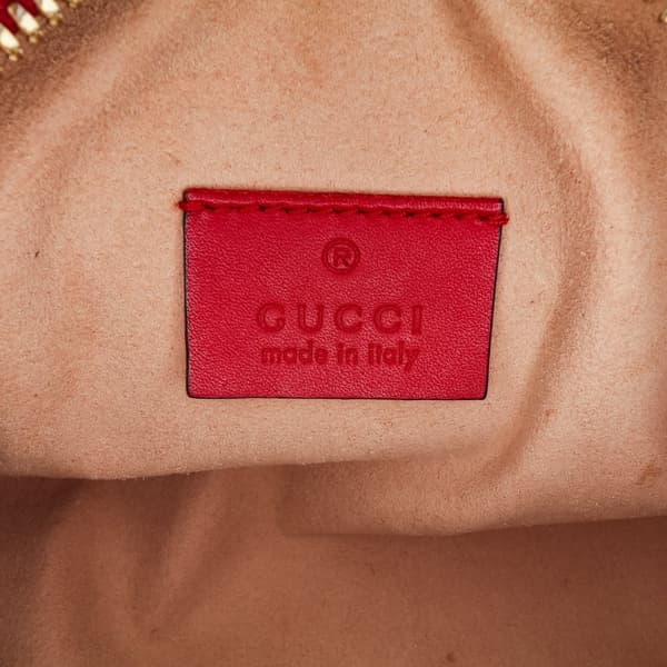 Pre-owned Gucci Mini GG Supreme Boston Bag Brown