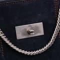 Miniatyrbilde 7 av 10: Pre-owned Givenchy Small Suede Fringe GV3 Satchel Blue