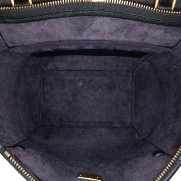Pre-owned Celine Micro Grained Calfskin Belt Bag Black