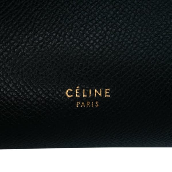 Pre-owned Celine Micro Grained Calfskin Belt Bag Black