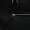 Miniatyrbild 9 av 10: Pre-owned Celine Micro Grained Calfskin Belt Bag Black