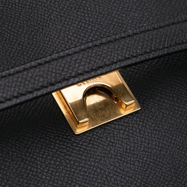 Pre-owned Celine Micro Grained Calfskin Belt Bag Black