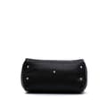 Miniatyrbild 3 av 10: Pre-owned Gucci Medium Calfskin Bamboo Shopper Boston Bag Black