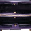 Miniatyrbild 4 av 10: Pre-owned Prada Medium Saffiano Lux Galleria Satchel Purple