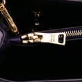 Miniatyrbild 8 av 10: Pre-owned Prada Medium Saffiano Lux Galleria Satchel Purple
