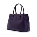 Miniatyrbild 2 av 10: Pre-owned Prada Medium Saffiano Lux Galleria Satchel Purple