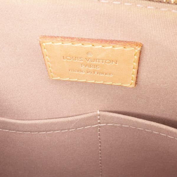 Pre-owned Louis Vuitton Monogram Vernis Alma PM Gold
