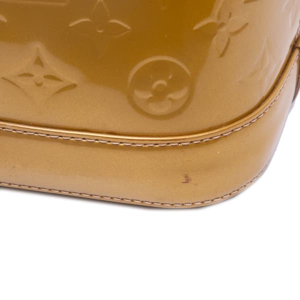 Pre-owned Louis Vuitton Monogram Vernis Alma PM Gold