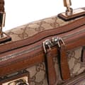 Miniatyrbild 6 av 10: Pre-owned Gucci GG Canvas Bella Satchel Brown