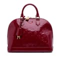Pikkukuva 1 / 10: Pre-owned Louis Vuitton Monogram Vernis Alma PM Red