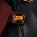 Miniatyrbild 6 av 10: Pre-owned Chanel Medium Quilted Glazed Calfskin Perfect Edge Flap Blue