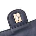 Miniatyrbild 7 av 10: Pre-owned Chanel Medium Quilted Glazed Calfskin Perfect Edge Flap Blue