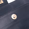 Miniatyrbild 8 av 10: Pre-owned Chanel Medium Quilted Glazed Calfskin Perfect Edge Flap Blue