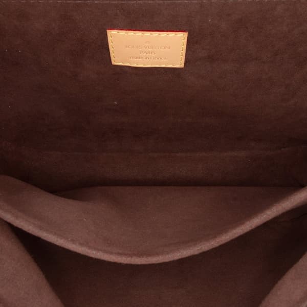 Pre-owned Louis Vuitton Monogram Pochette Metis Brown