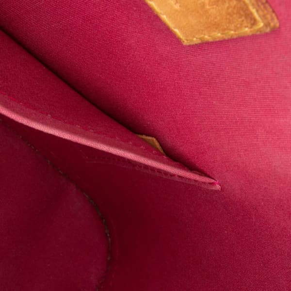Pre-owned Louis Vuitton Monogram Vernis Alma BB Red