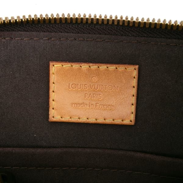 Pre-owned Louis Vuitton Monogram Vernis Alma BB Purple