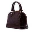Miniatyrbillede 2 af 10: Pre-owned Louis Vuitton Monogram Vernis Alma BB Purple