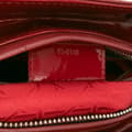 Miniatyrbilde 6 av 10: Pre-owned Dior Medium Patent Cannage Lady Dior Red