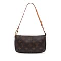 Pikkukuva 1 / 8: Pre-owned Louis Vuitton Monogram Mini Pochette Accessoires Brown
