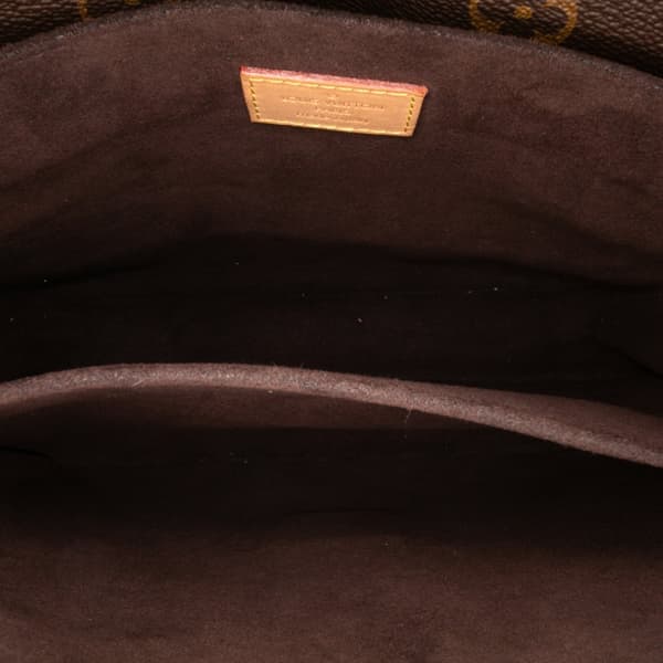 Pre-owned Louis Vuitton Monogram Pochette Metis Brown