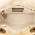 Miniatyrbillede 4 af 10: Pre-owned Dior Mini Metallic Glazed Calfskin Lady Dior Silver