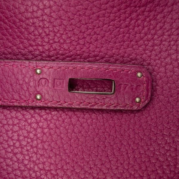 Pre-owned Hermès Togo Kelly II Retourne 35 Purple