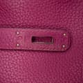 Miniatyrbillede 6 af 10: Pre-owned Hermès Togo Kelly II Retourne 35 Purple