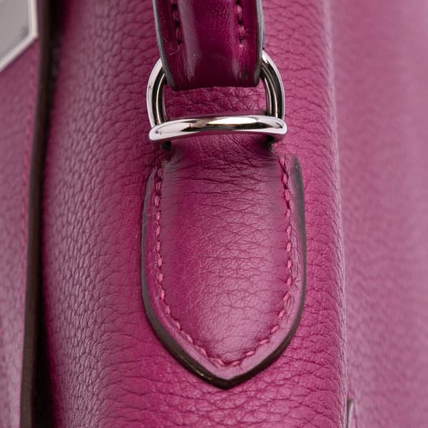 Pre-owned Hermès Togo Kelly II Retourne 35 Purple
