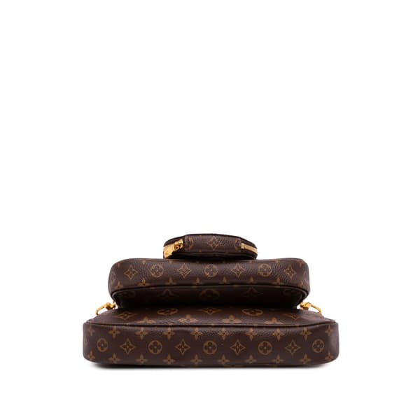 Pre-owned Louis Vuitton Monogram Multi Pochette Accessoires Brown