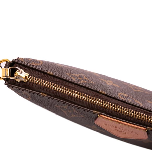 Pre-owned Louis Vuitton Monogram Multi Pochette Accessoires Brown
