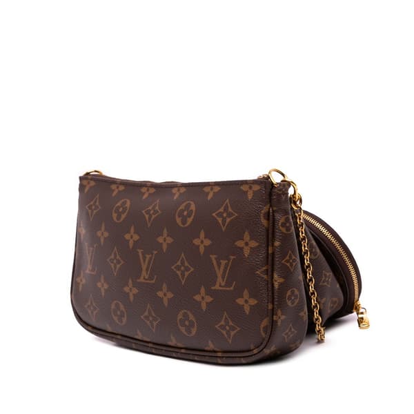 Pre-owned Louis Vuitton Monogram Multi Pochette Accessoires Brown