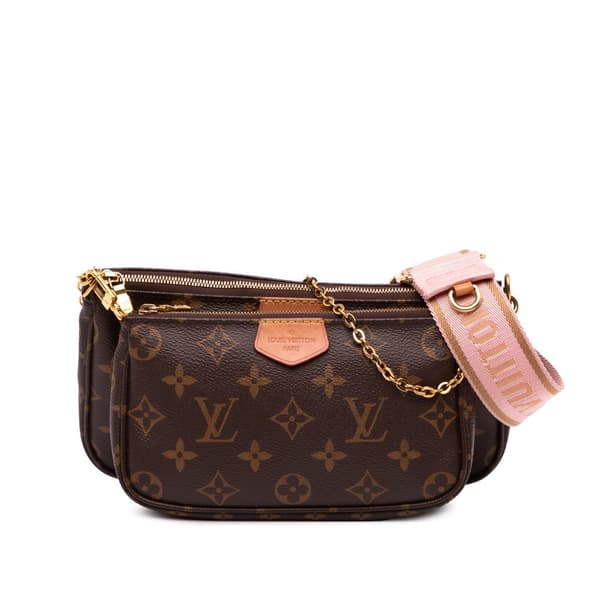 Pre-owned Louis Vuitton Monogram Multi Pochette Accessoires Brown