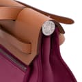 Miniatyrbilde 8 av 10: Pre-owned Hermès Toile Herbag Zip 31 Pink