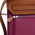 Miniatyrbilde 9 av 10: Pre-owned Hermès Toile Herbag Zip 31 Pink