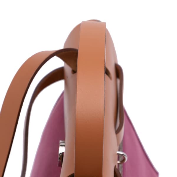 Pre-owned Hermès Toile Herbag Zip 31 Pink