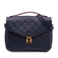 Miniatyrbillede 1 af 10: Pre-owned Louis Vuitton Monogram Empreinte Pochette Metis Blue