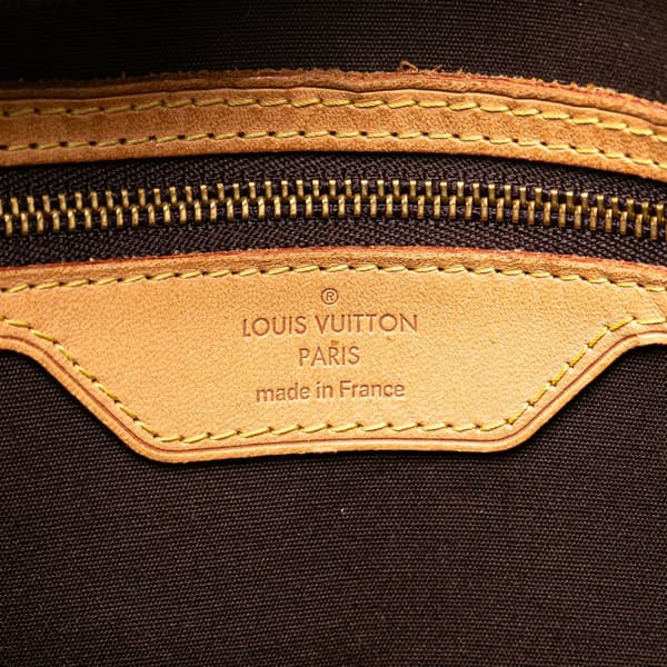 Pre-owned Louis Vuitton Monogram Vernis Brea MM Purple
