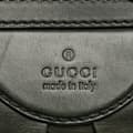 Miniatyrbild 7 av 10: Pre-owned Gucci Leather Bridle Satchel Black