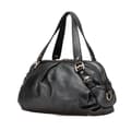 Miniatyrbild 2 av 10: Pre-owned Gucci Leather Bridle Satchel Black