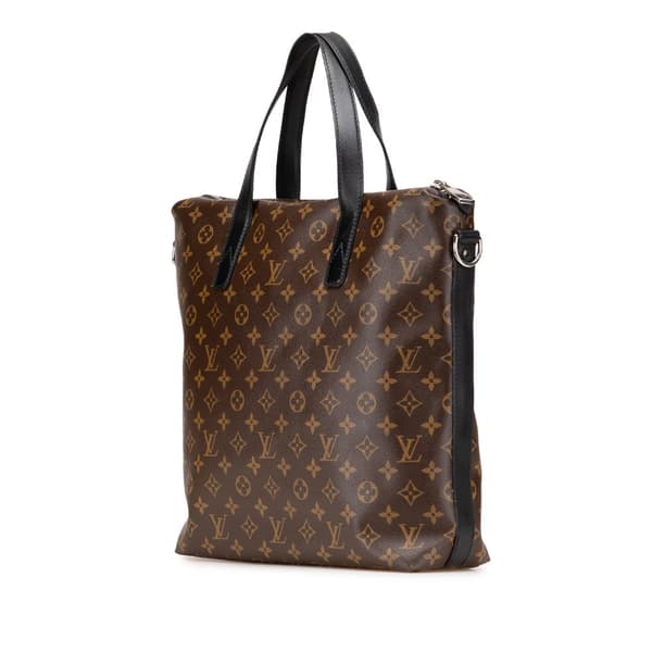 Pre-owned Louis Vuitton Monogram Macassar Kitan Brown
